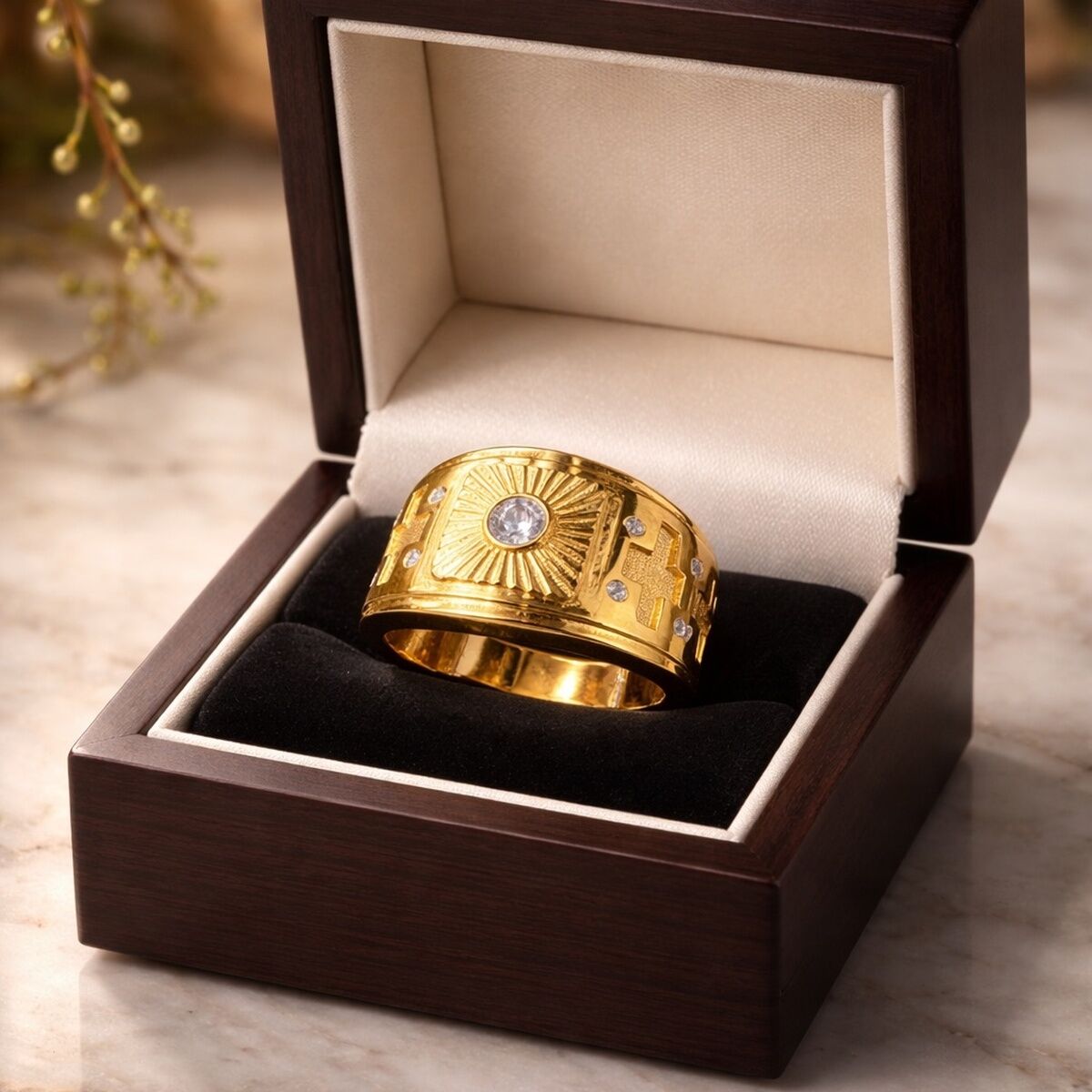 22 AYAR ÖZEL TASARIM ERKEK YÜZÜK