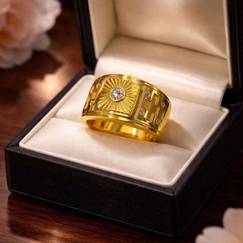 22 AYAR ÖZEL TASARIM ERKEK YÜZÜK