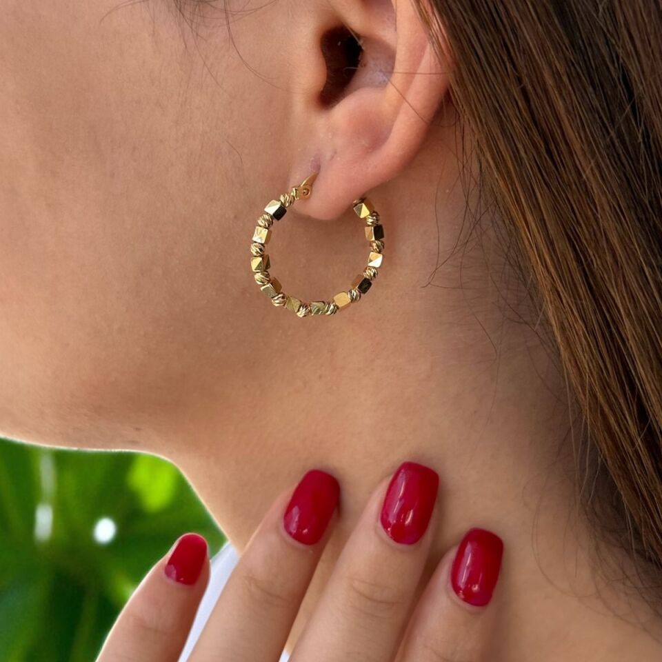 14 AYAR İTALYAN DORİKA TOPLU HALKA KÜPE