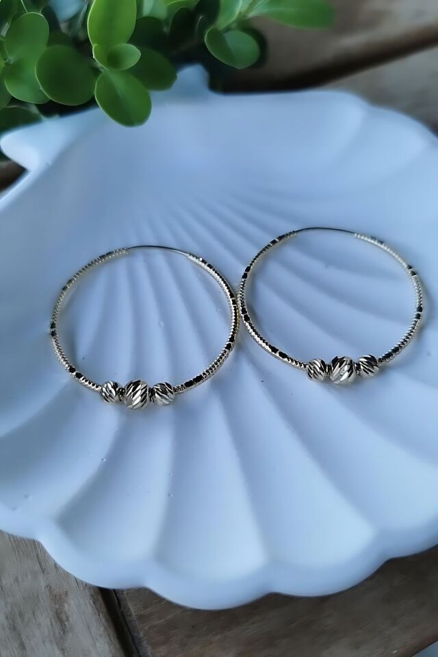 14 AYAR İTALYAN DORİKA TOPLU HALKA KÜPE