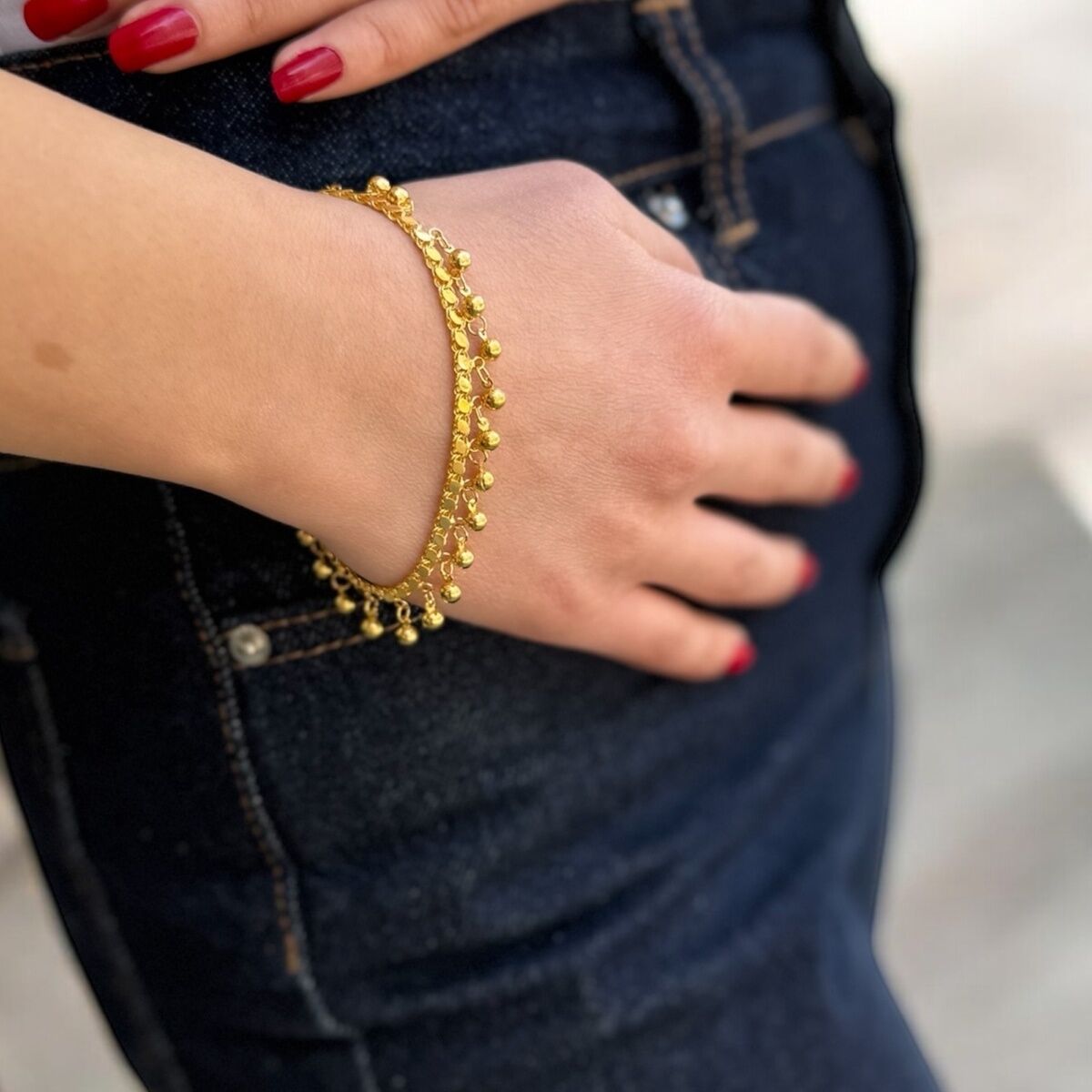 22 AYAR TOP SALLANTILI BİLEKLİK