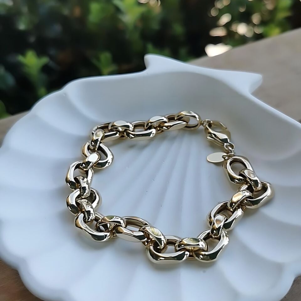 14 AYAR İTALYAN ATAÇ MODELİ ALTIN BİLEKLİK