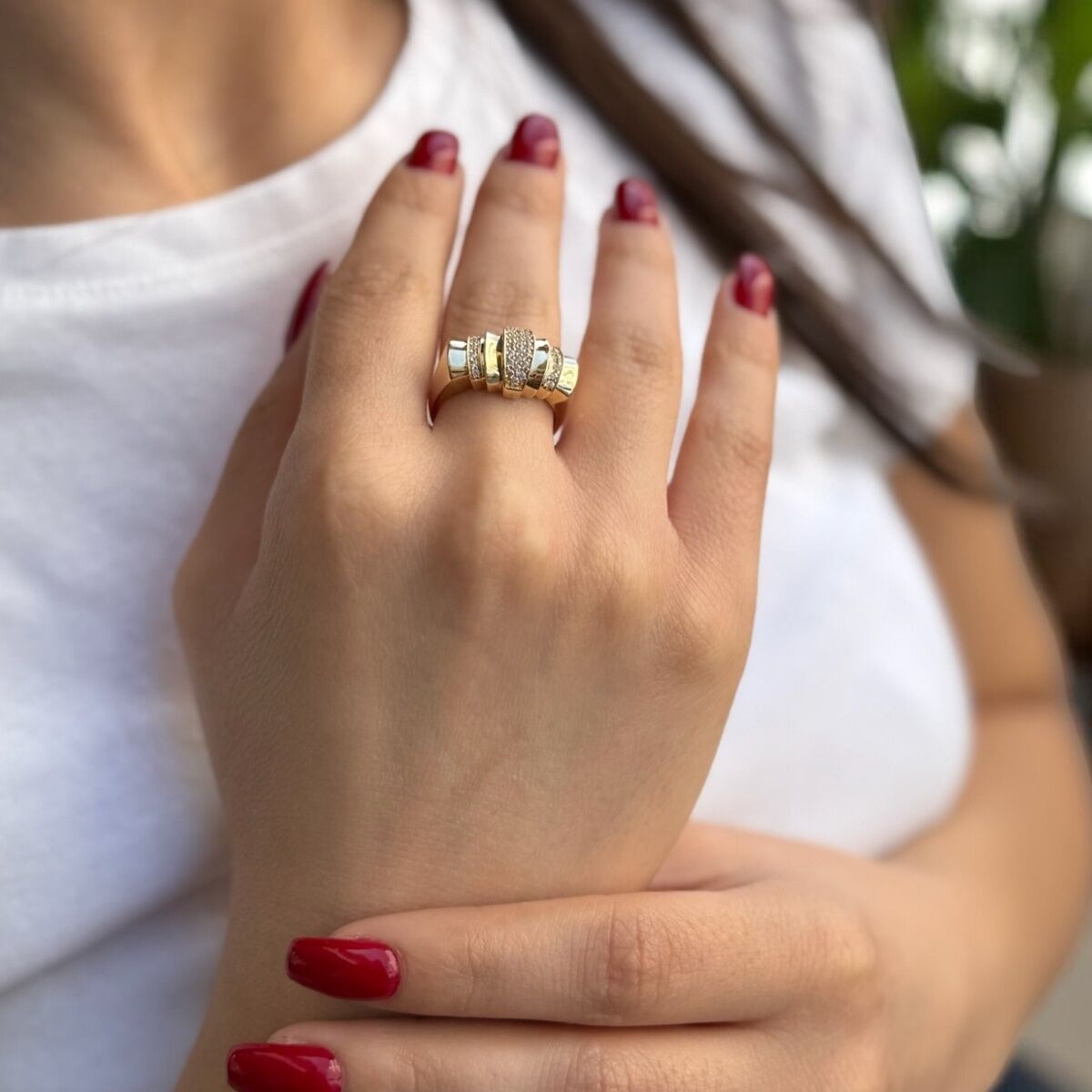 14 AYAR ÖZEL TASARIM İTALYAN YÜZÜK