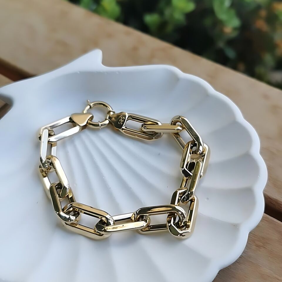 14 AYAR İTALYAN ATAÇ ALTIN BİLEKLİK