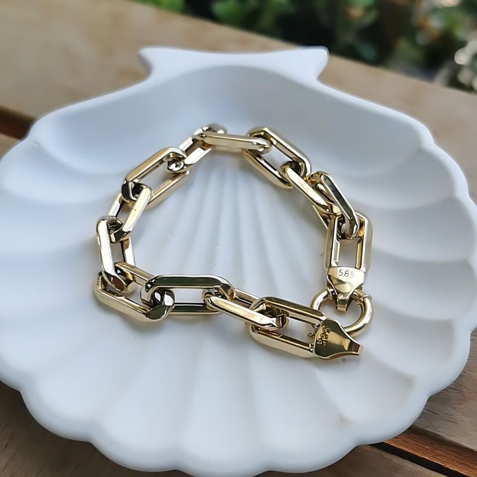 14 AYAR İTALYAN ATAÇ ALTIN BİLEKLİK