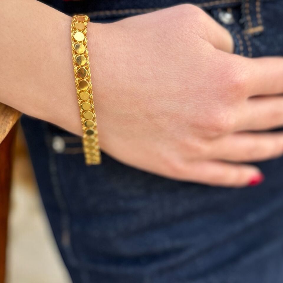 22 AYAR YUVARLAK PULLU BİLEKLİK