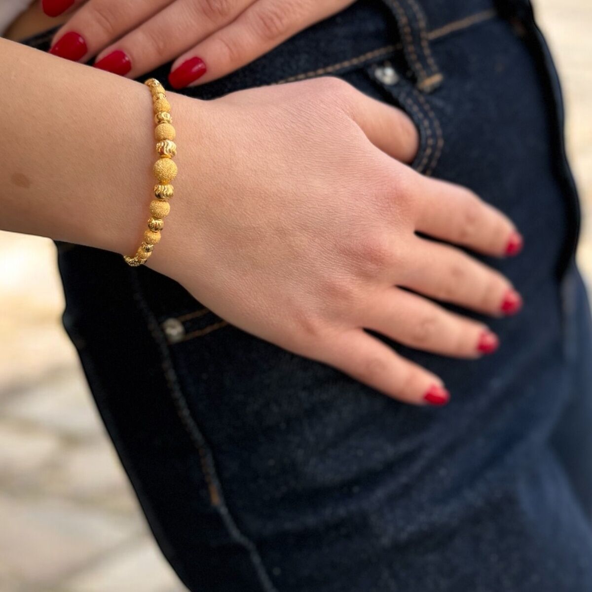 22 AYAR DORİKA TOPLU ALTIN BİLEZİK