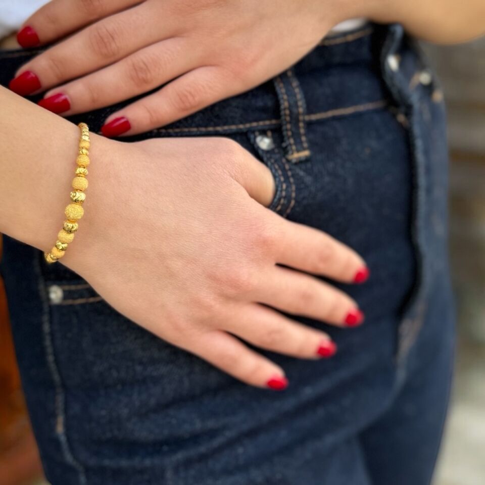 22 AYAR DORİKA TOPLU ALTIN BİLEZİK