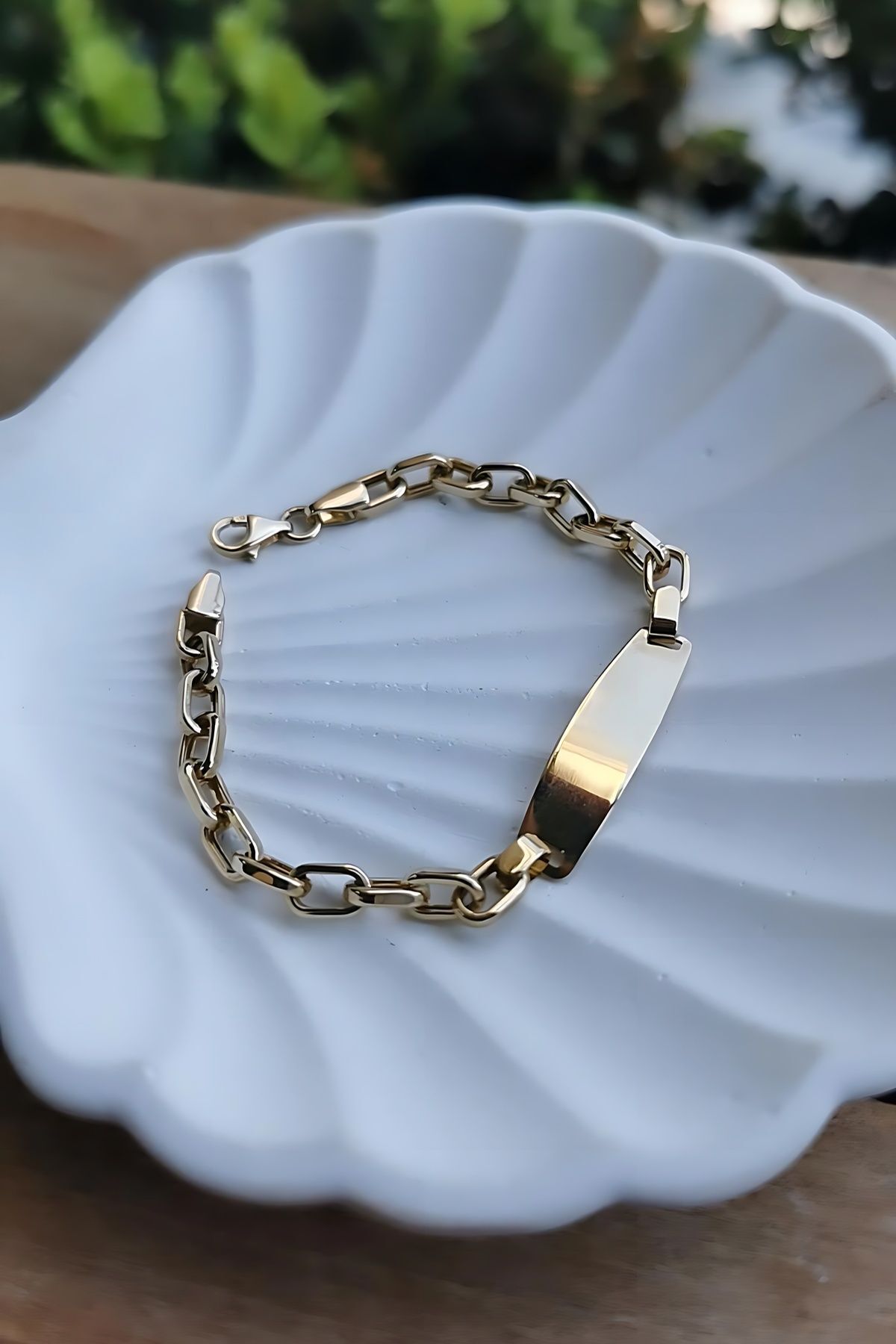 14 AYAR ATAÇ ZİNCİRLİ ÇOCUK KÜNYE BİLEKLİK