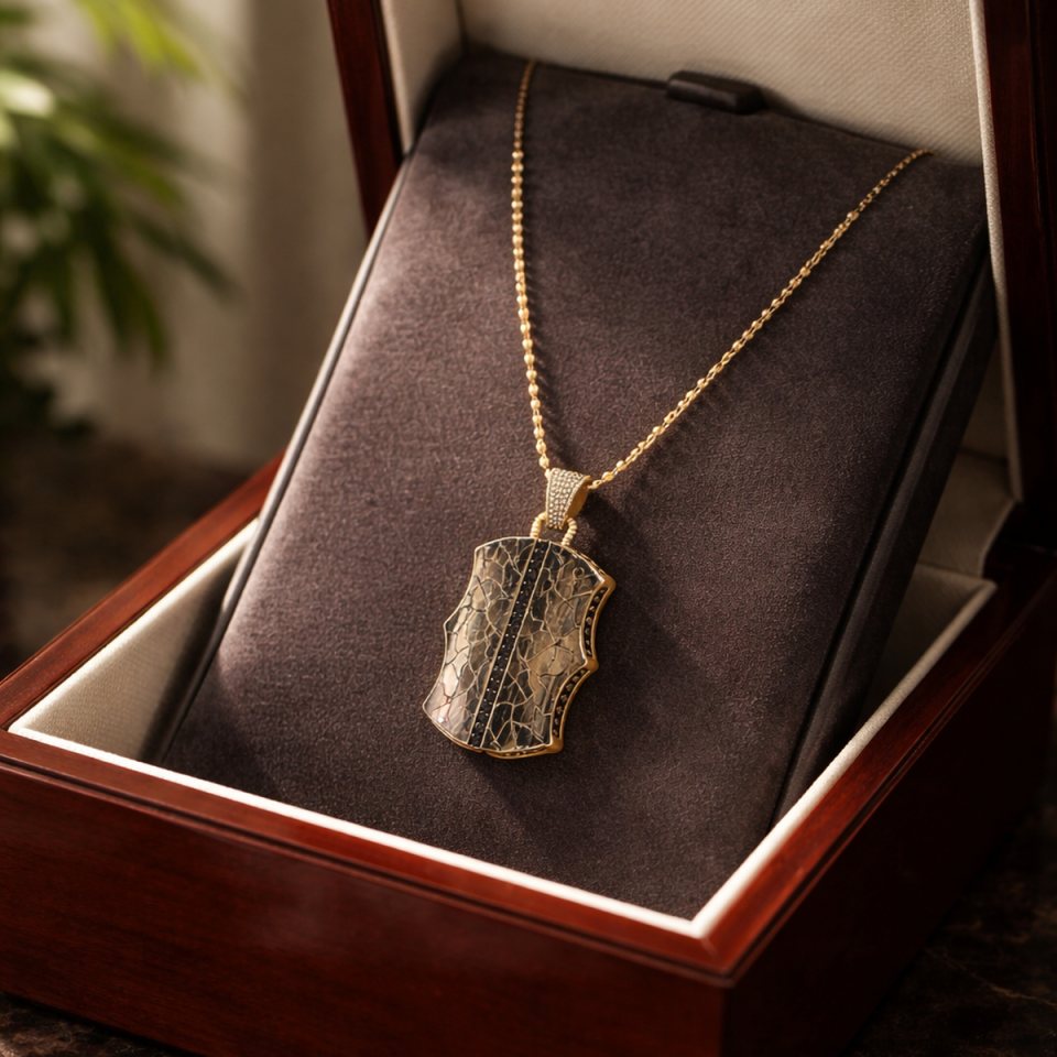 14 AYAR TOPTOP ZİNCİRLİ ÖZEL TASARIM İTALYAN KALKAN KOLYE UÇLU ALTIN ERKEK KOLYE