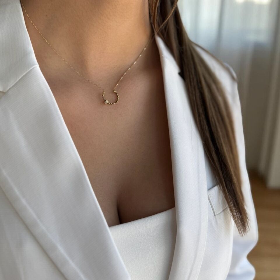 14 AYAR ÖZEL TASARIM BURGU MODEL ALTIN