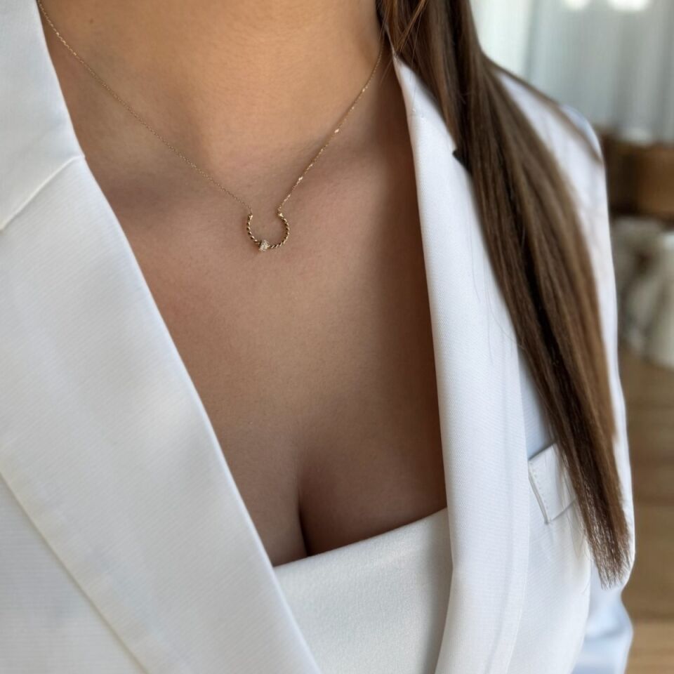 14 AYAR ÖZEL TASARIM BURGU MODEL ALTIN