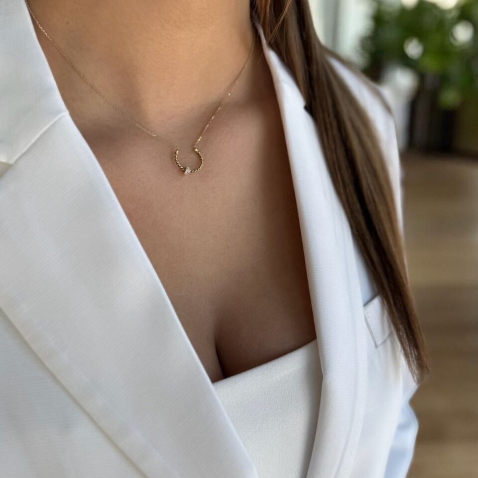 14 AYAR ÖZEL TASARIM BURGU MODEL ALTIN