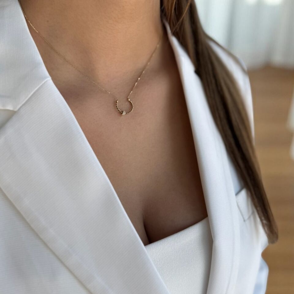 14 AYAR ÖZEL TASARIM BURGU MODEL ALTIN