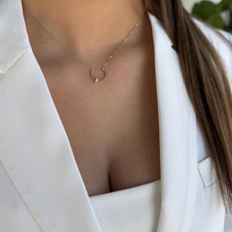 14 AYAR ÖZEL TASARIM BURGU MODEL ALTIN