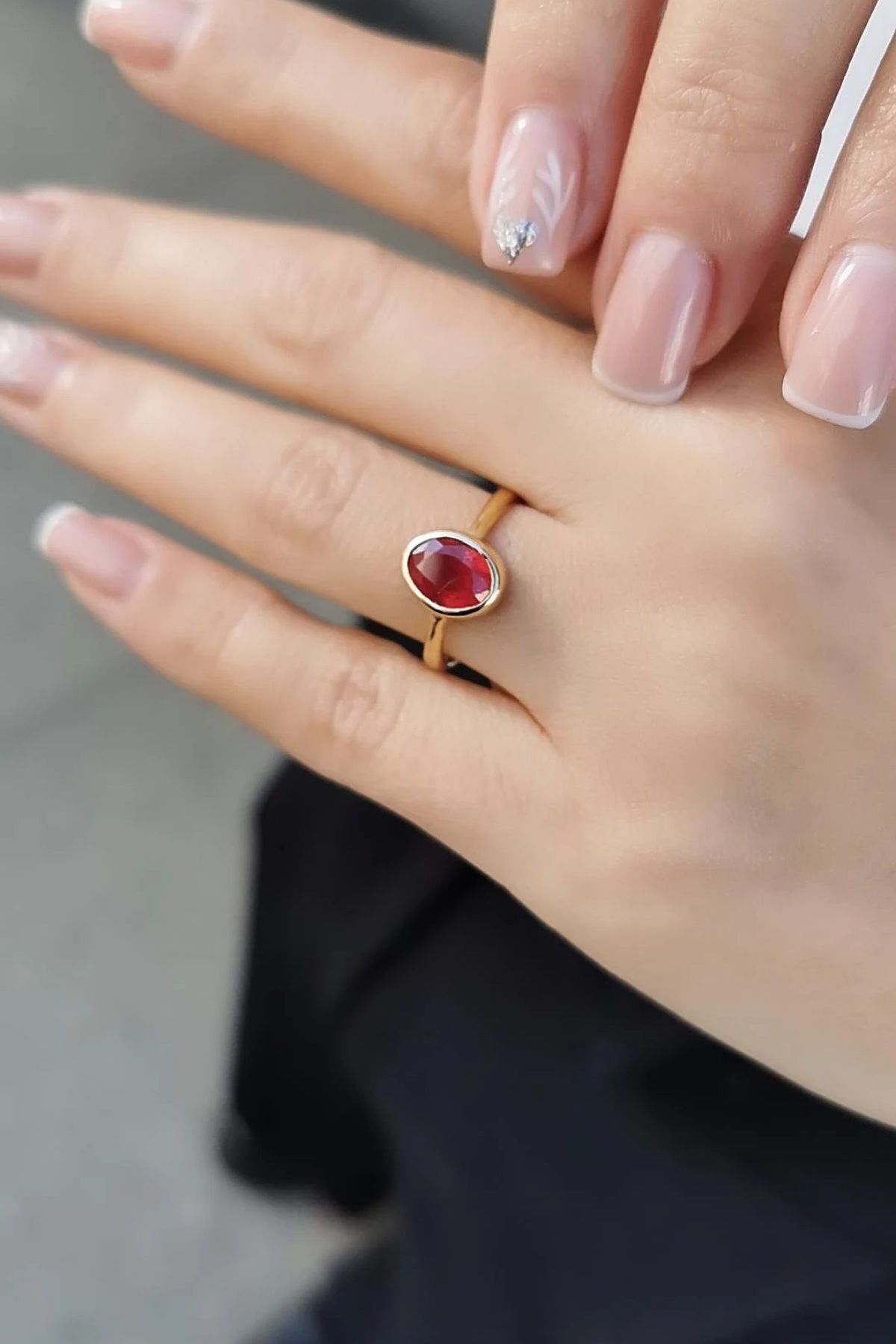 14 AYAR 1,94 CT YAKUT TAŞLI ALTIN YÜZÜK 15