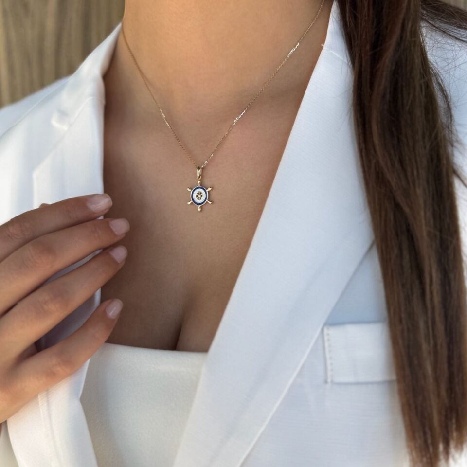 14 AYAR MİNELİ DÜMEN KOLYE