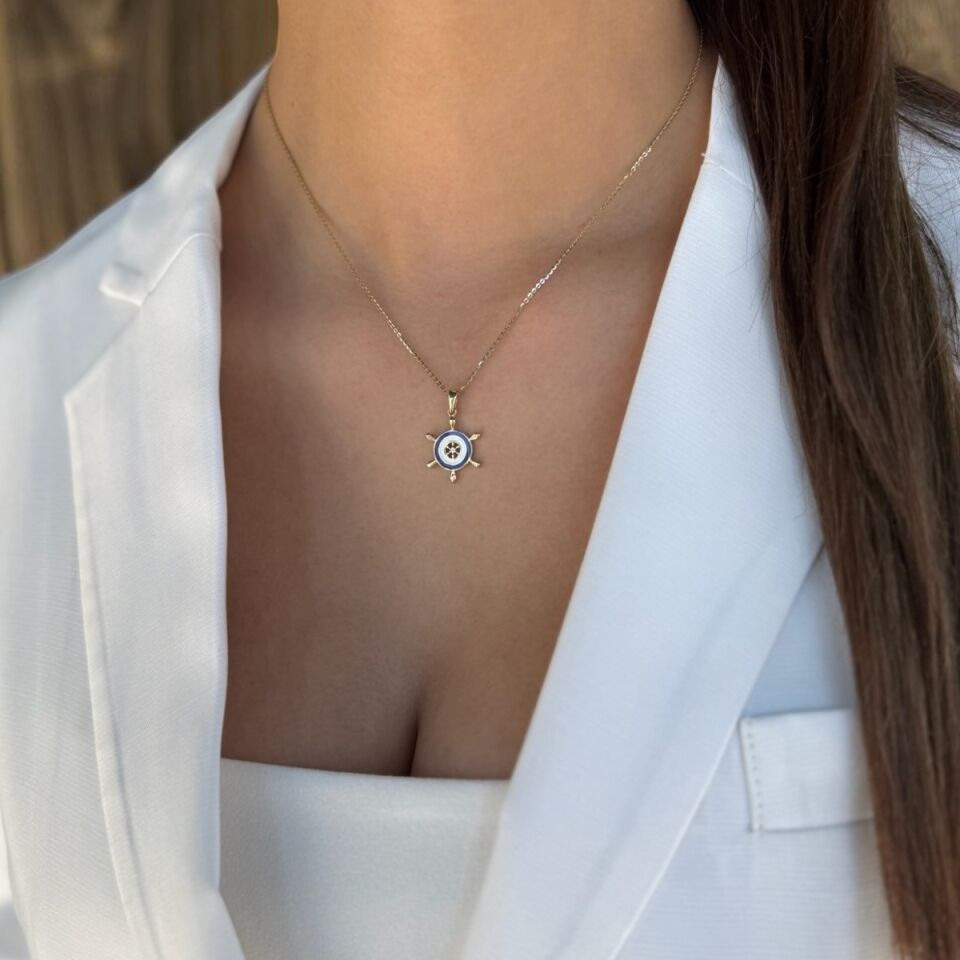 14 AYAR MİNELİ DÜMEN KOLYE