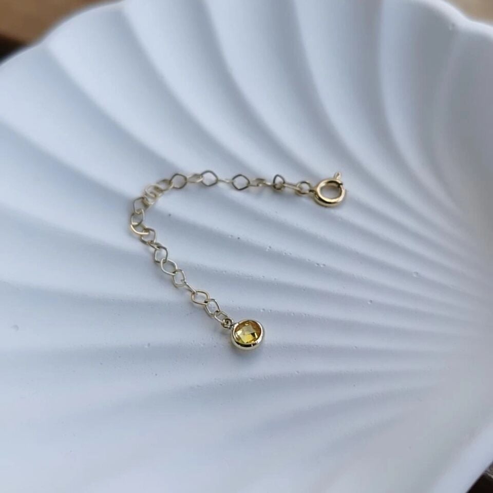 14 AYAR ÖZEL TASARIM KOLYE UZATMA ZİNCİRİ