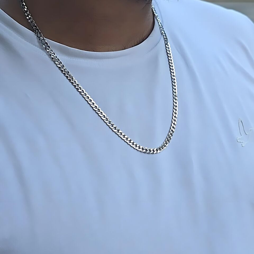 14 AYAR BEYAZ ALTIN İTALYAN ALTIN KOLYE