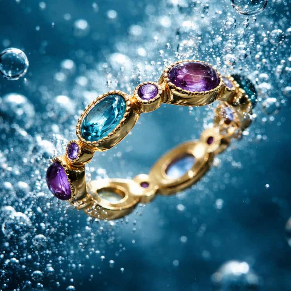 14 AYAR İTALYAN TURMALİN TAŞLI TAMTUR