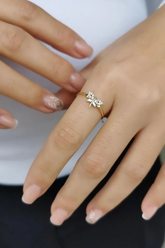 14 AYAR YUSUFÇUK MİNİMAL ALTIN YÜZÜK 15