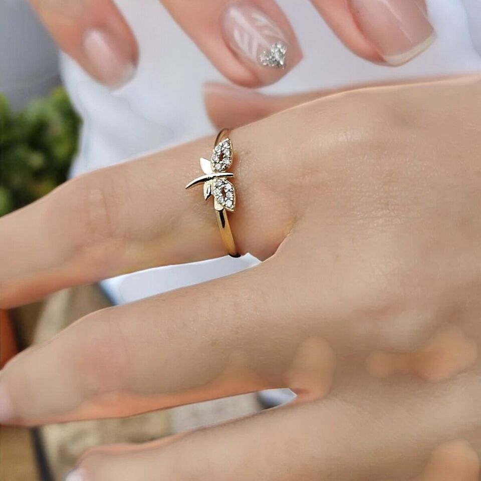 14 AYAR YUSUFÇUK MİNİMAL ALTIN YÜZÜK 15