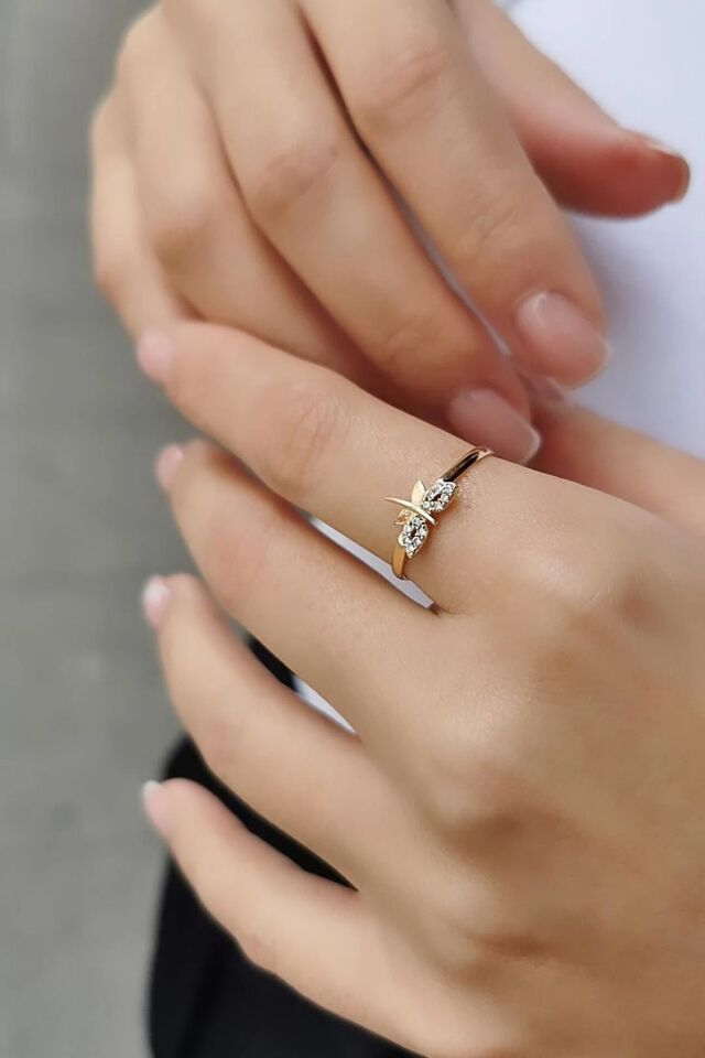 14 AYAR YUSUFÇUK MİNİMAL ALTIN YÜZÜK 17