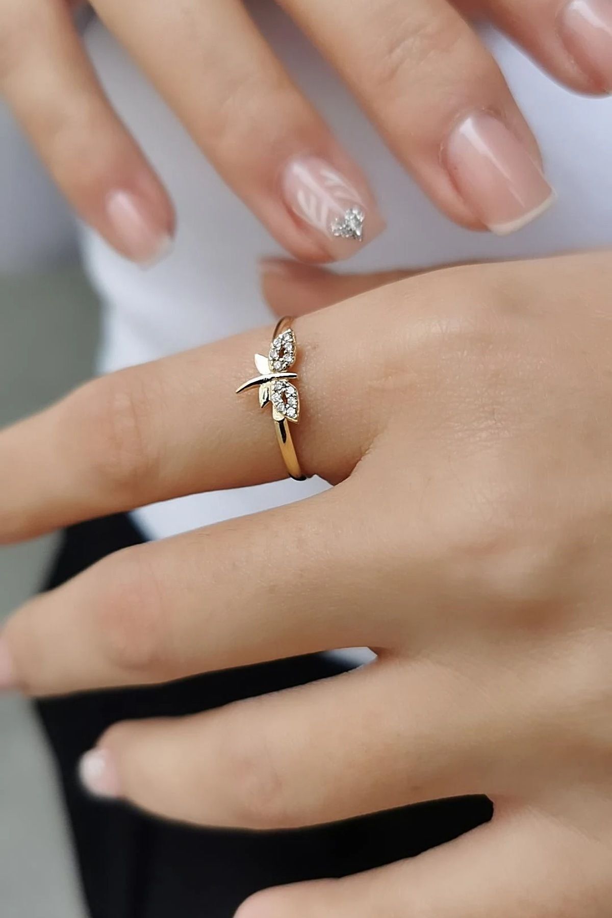 14 AYAR YUSUFÇUK MİNİMAL ALTIN YÜZÜK 17