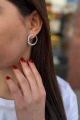 925 AYAR İTALYAN GÜMÜŞ ÖZEL TASARIM FANTAZİ KÜPE