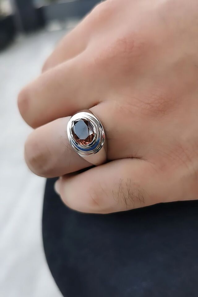 14 AYAR SULTANİT TAŞLI ERKEK YÜZÜK 27