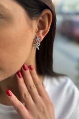 925 AYAR İTALYAN GÜMÜŞ ÖZEL TASARIM DENİZYILDIZI KÜPE