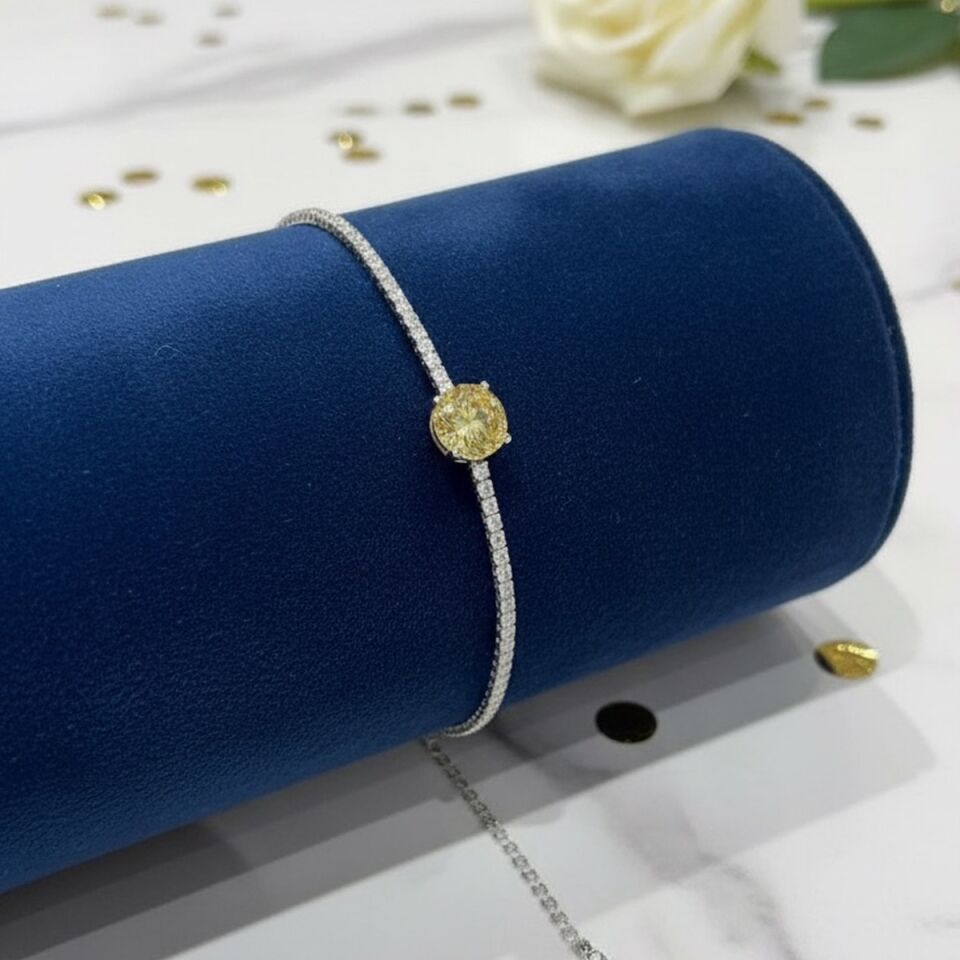 925 AYAR İTALYAN SUYOLU MODELSARI FANCY TAŞLI GÜMÜŞ BİLEKLİK