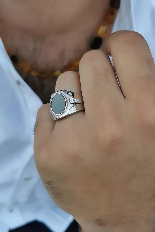 14 AYAR İTALYAN MODEL BEYAZ ALTIN YÜZÜK