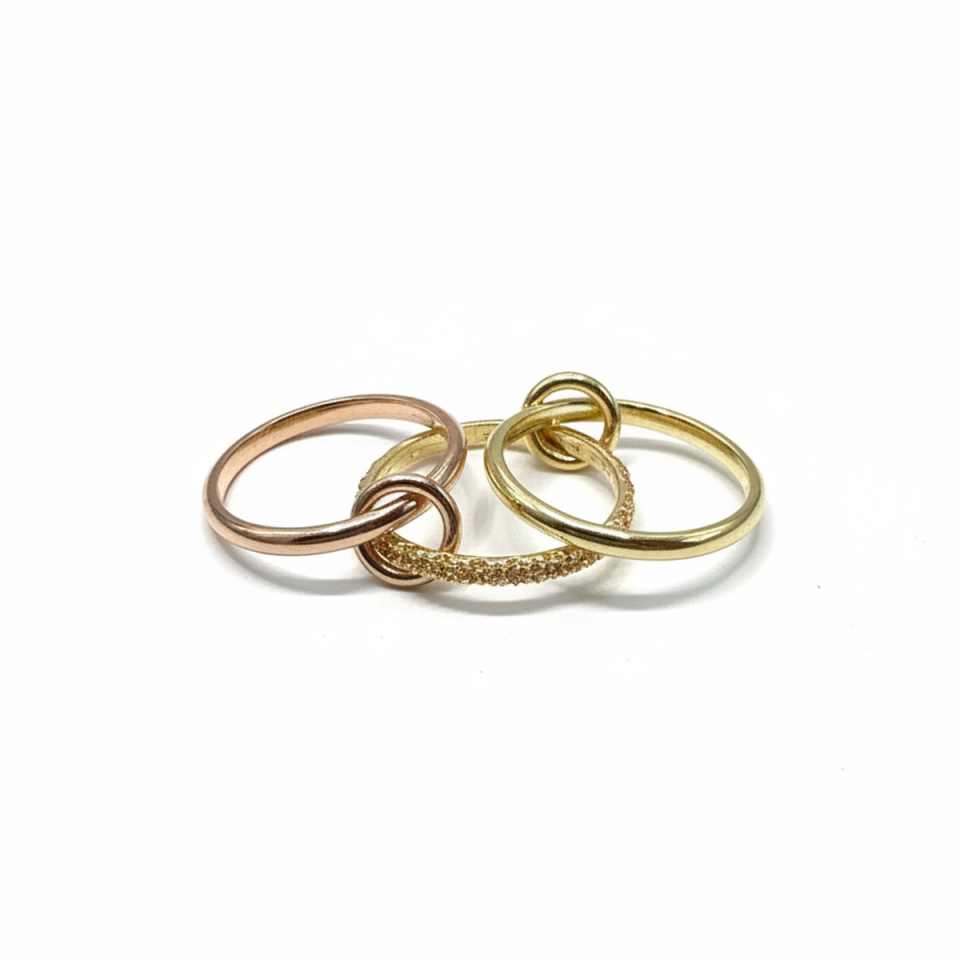 14 AYAR ÖZEL TASARIM HALKALI CİTRİN TAŞLI TAMTURLU ALTIN YÜZÜK