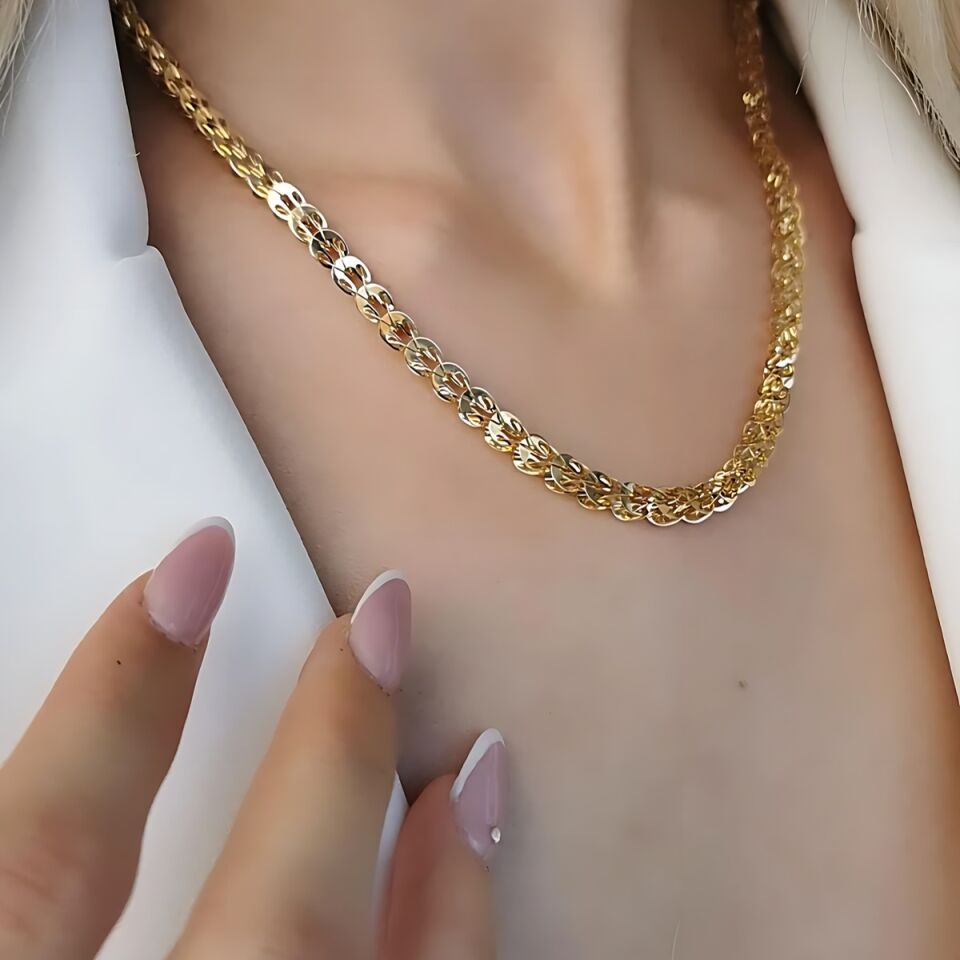 14 AYAR İTALYAN ALTIN ZİNCİR KOLYE