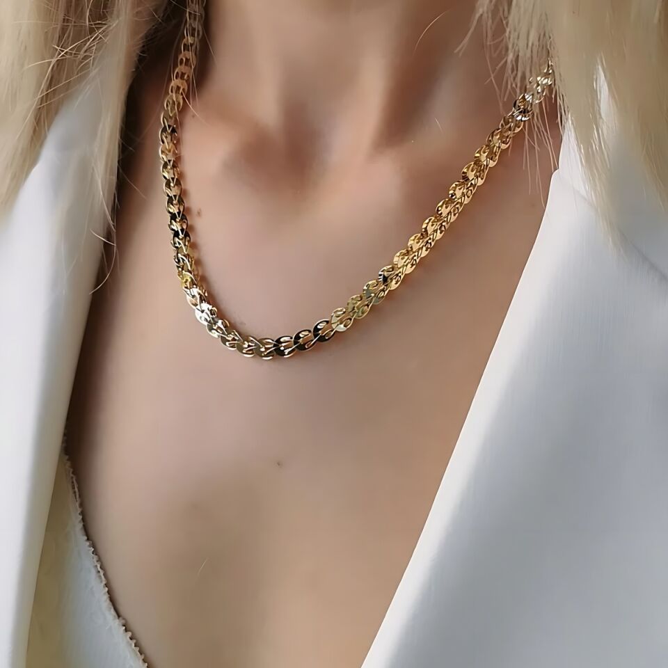 14 AYAR İTALYAN ALTIN ZİNCİR KOLYE