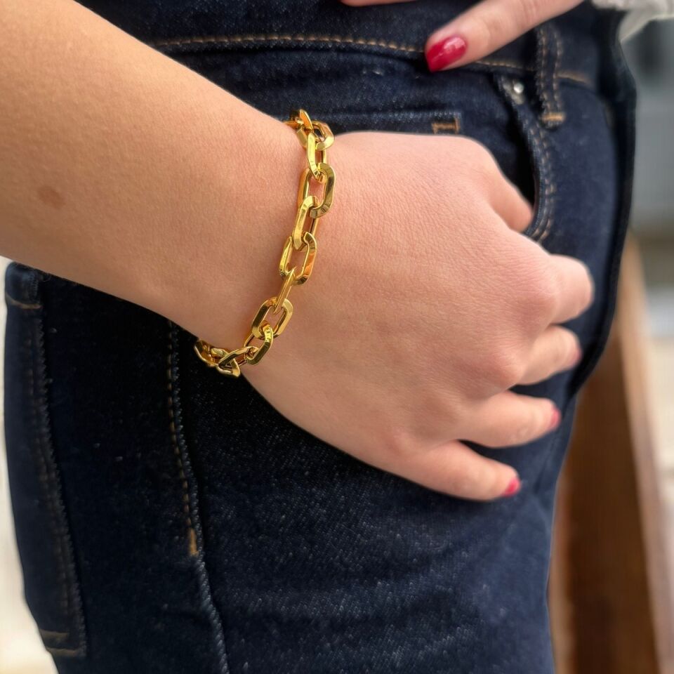 22 AYAR ATAÇ MODEL ALTIN BİLEKLİK