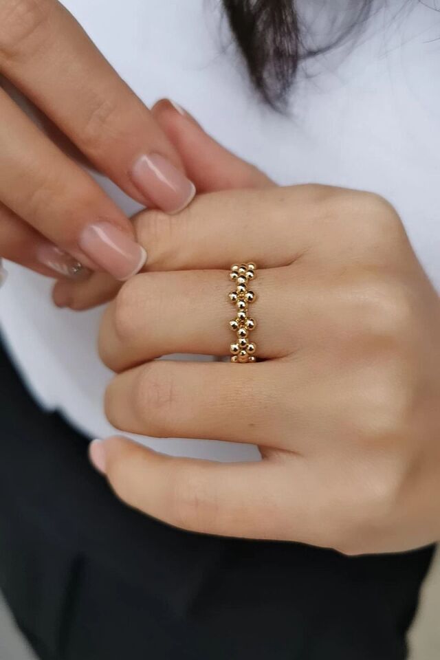 14 AYAR ÖZEL ÜRETİM TOPTOP YÜZÜK