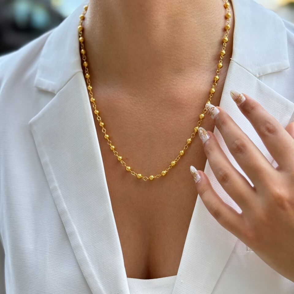 22 AYAR TOPTOP ZİNCİR KOLYE