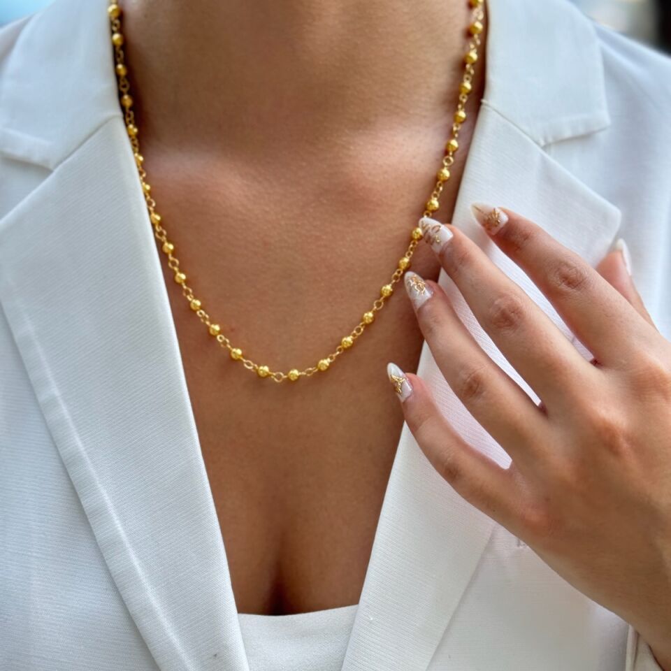 22 AYAR TOPTOP ZİNCİR KOLYE