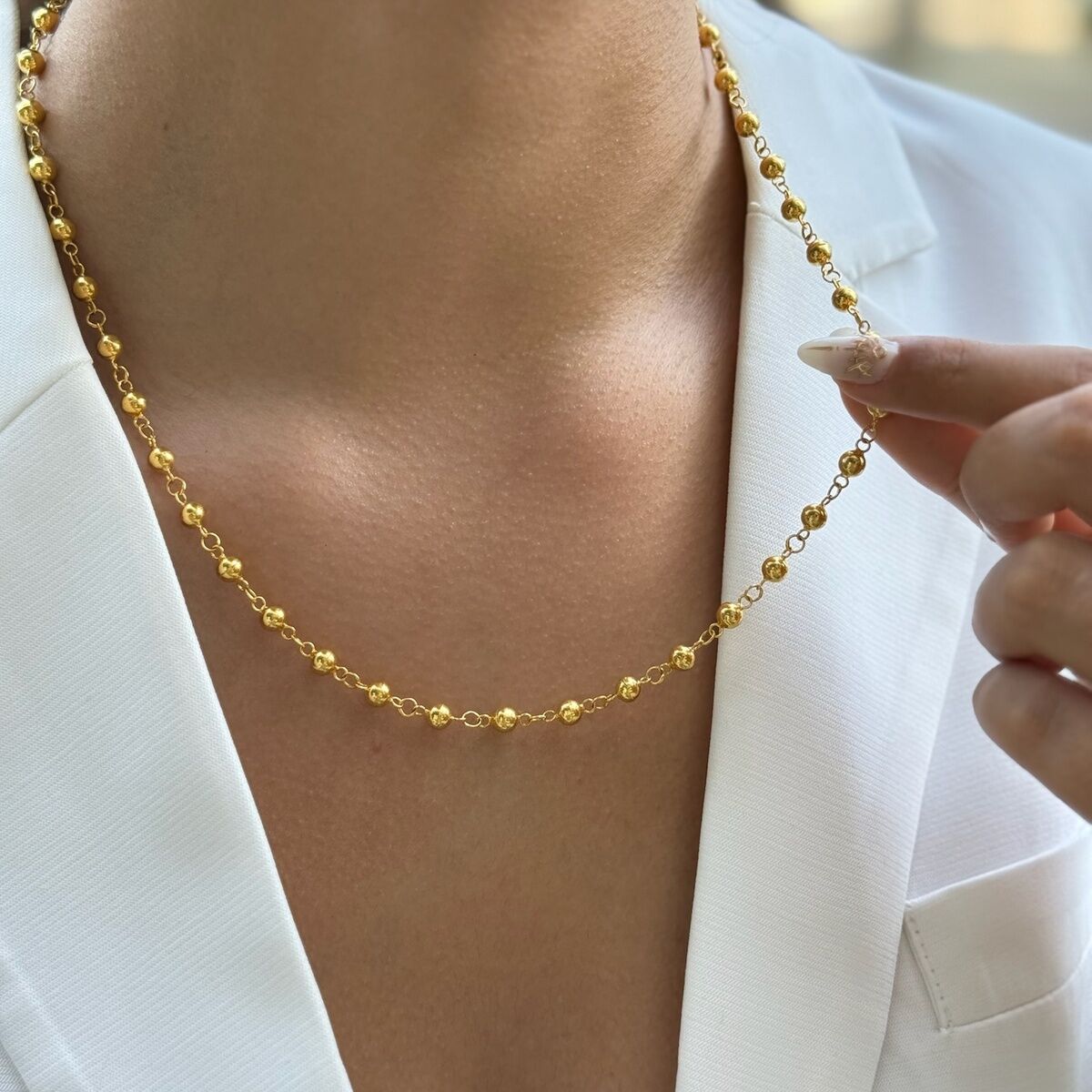 22 AYAR TOPTOP ZİNCİR KOLYE