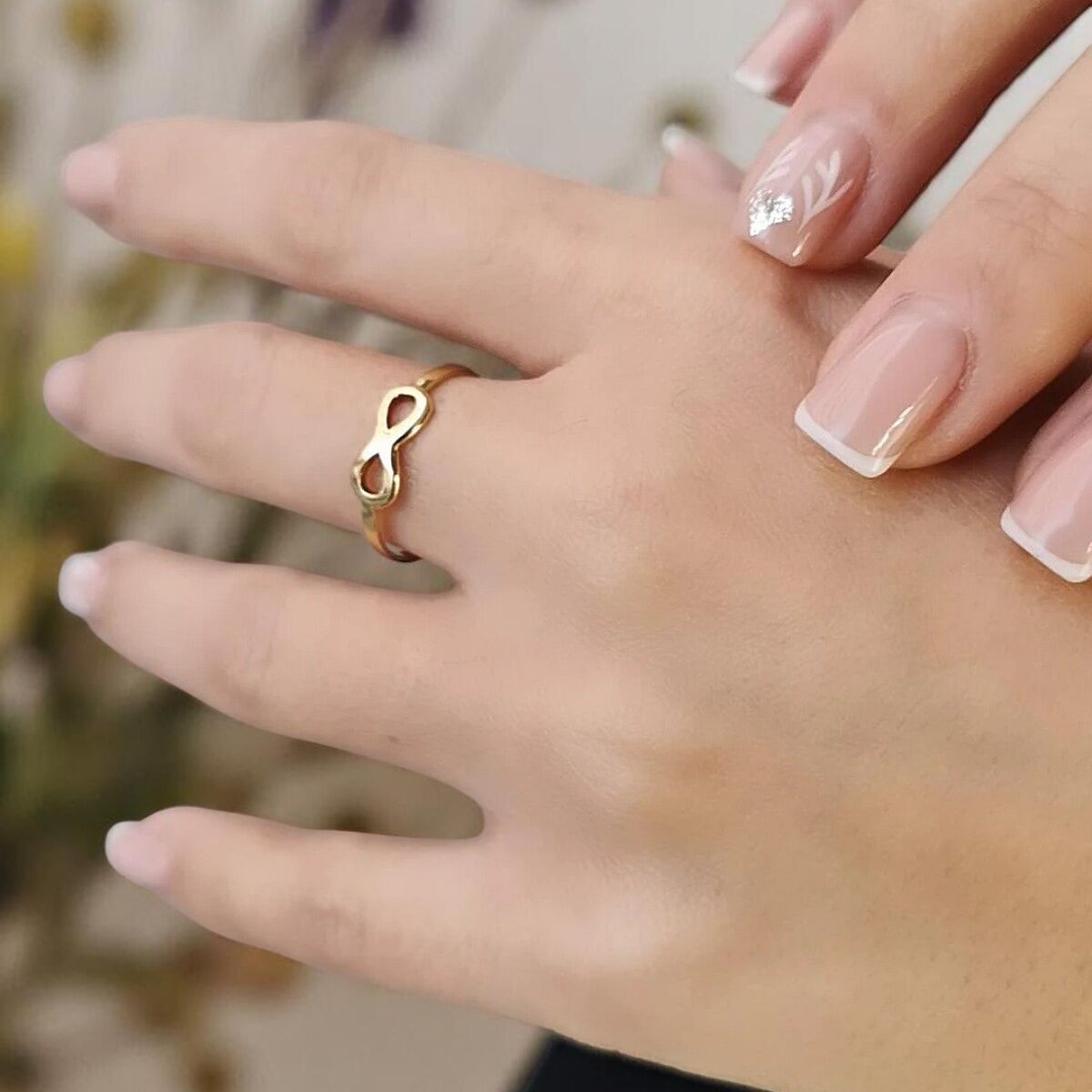 14 AYAR TAŞSIZ SONSUZLUK YÜZÜK