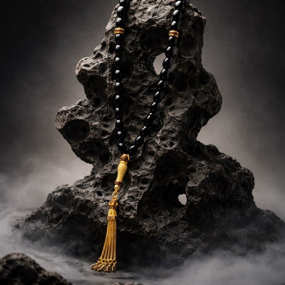 925 AYAR İTALYAN ONİKS TAŞLI GÜMÜŞ TESBİH