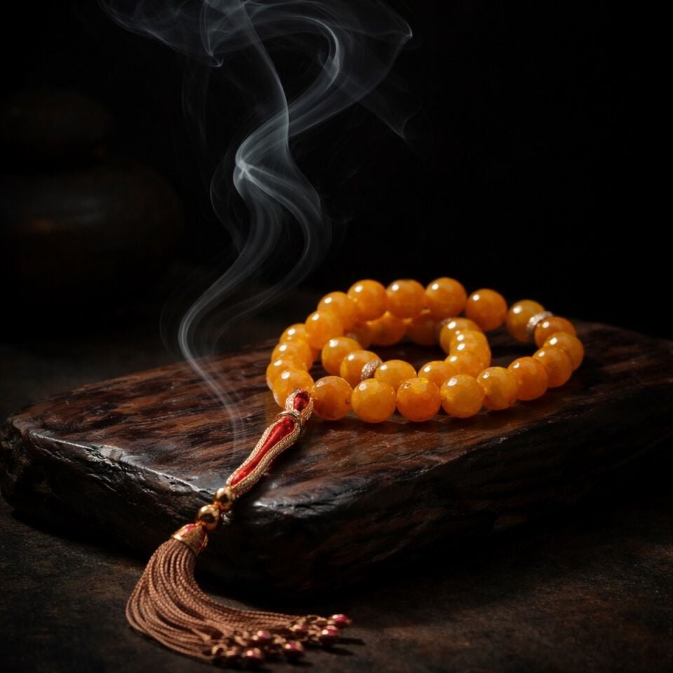 925 AYAR İTALYAN KESME AKİK TAŞLI GÜMÜŞ TESBİH