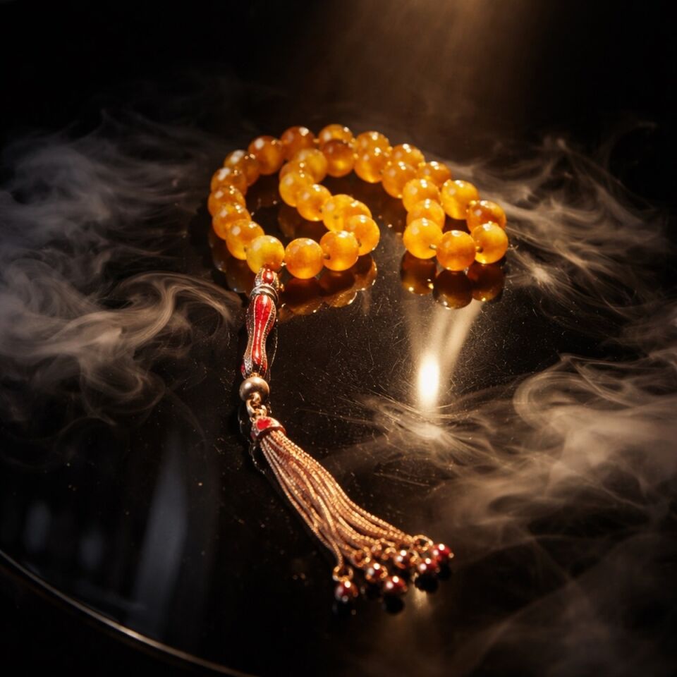 925 AYAR İTALYAN KESME AKİK TAŞLI GÜMÜŞ TESBİH